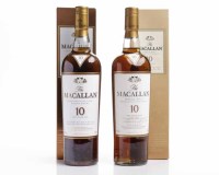 Lot 657 - MACALLAN 10 YEARS OLD (2) Highland Single Malt...