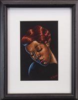 Lot 502 - GRACE, A PASTEL BY GRAHAM MCKEAN