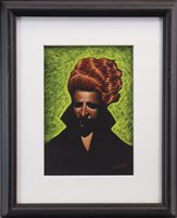 Lot 497 - FLAMIN' RED HEAD, A PASTEL BY GRAHAM MCKEAN