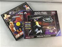 Lot 348 - A LOT OF STAR TREK MEMORABILIA INCLUDING PUZZLES AND OTHER COLLECTABLES