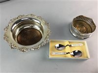 Lot 291 - A LOT OF PLATED ITEMS