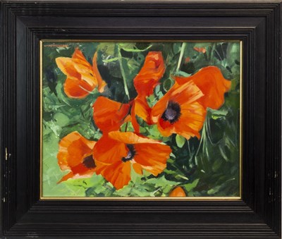 Lot 1782 - POPPIES, A GICLEE PRINT AFTER A.W. THOMPSON