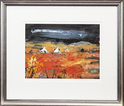 Lot 1793 - CARBOST FARMS, SKYE,  A LIMITED EDITION PRINT BY HAMISH MACDONALD