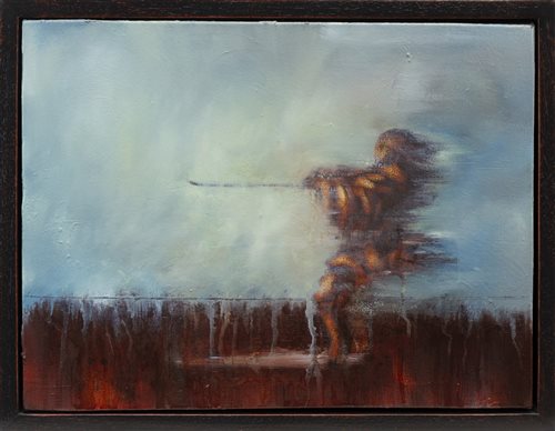 Lot 819 - DEFIANT, AN OIL BY FRANK TO