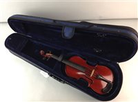 Lot 311 - A FRENCH 1/2 SIZE VIOLIN LABELLED
