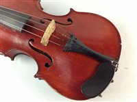 Lot 311 - A FRENCH 1/2 SIZE VIOLIN LABELLED