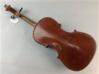 Lot 312 - A LOT OF TWO 3/4 SIZE VIOLINS