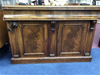 Lot 369 - A VICTORIAN MAHOGANY SIDEBOARD