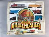 Lot 384 - A DIESEL HUSTLER MODEL TRAIN SET BY BACHMANN