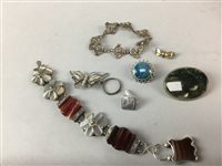 Lot 391 - A COLLECTION OF SILVER JEWELLERY