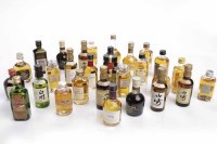 Lot 683 - EXCELLENT LOT OF 29 JAPANESE WHISKY MINIATURES...