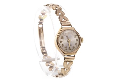Lot 779 - A LADY'S ROTARY GOLD WATCH