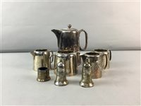 Lot 250 - A HOTEL PATTERN TEA SERVICE AND A GROUP OF BOXED CUTLERY