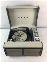 Lot 477 - A TELLUX RECORD PLAYER AND TWO OTHER RECORD PLAYERS