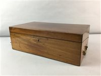 Lot 498 - A PORTABLE WRITING DESK