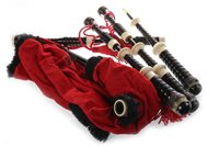 Lot 1455 - A SET OF BAGPIPES WITH DRONES