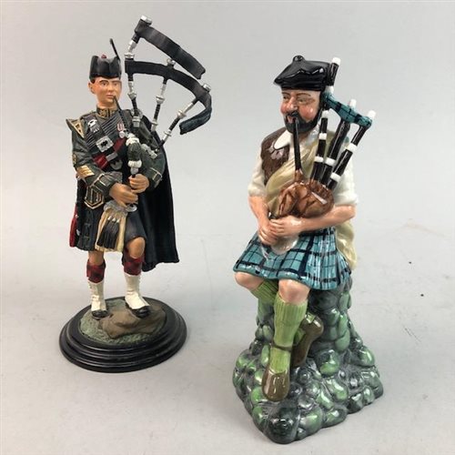 Lot 13 - ROYAL DOULTON FIGURE OF THE PIPER AND ONE OTHER