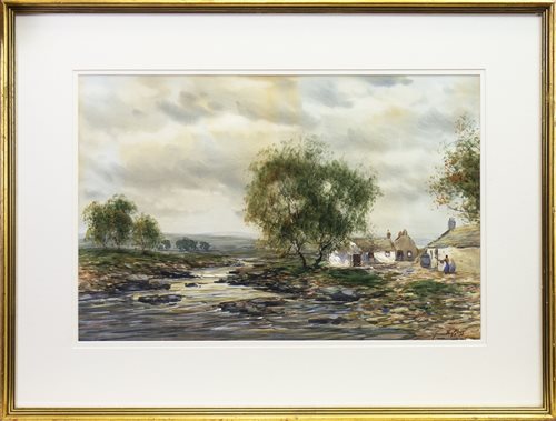 Lot 425 - A PAIR OF RURAL SCENES BY JOHN HAMILTON GLASS