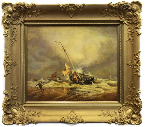 Lot 427 - SHIPWRECK RESCUE SCENE, IN THE MANNER OF TURNER
