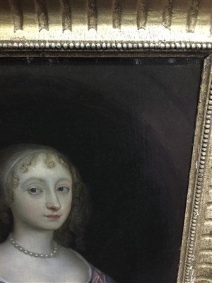 Lot 407 - PORTRAIT OF A YOUNG LADY, AN OIL ON PANEL BY JOHN SCOUGALL