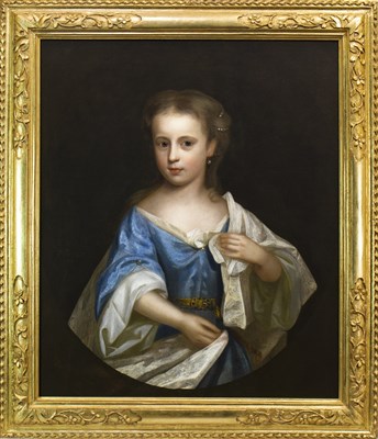 Lot 408 - A PORTRAIT OF MISS CATHERINE JOHNSON OF MILTON BRYAN, BY ANTHONY RUSSELL