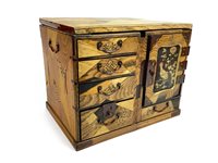 Lot 965 - A 20TH CENTURY JAPANESE TABLE CABINET