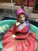 Lot 1286 - A LOT OF TWO ROYAL DOULTON FIGURES OF 'THE BRIDE' AND 'REFLECTIONS'