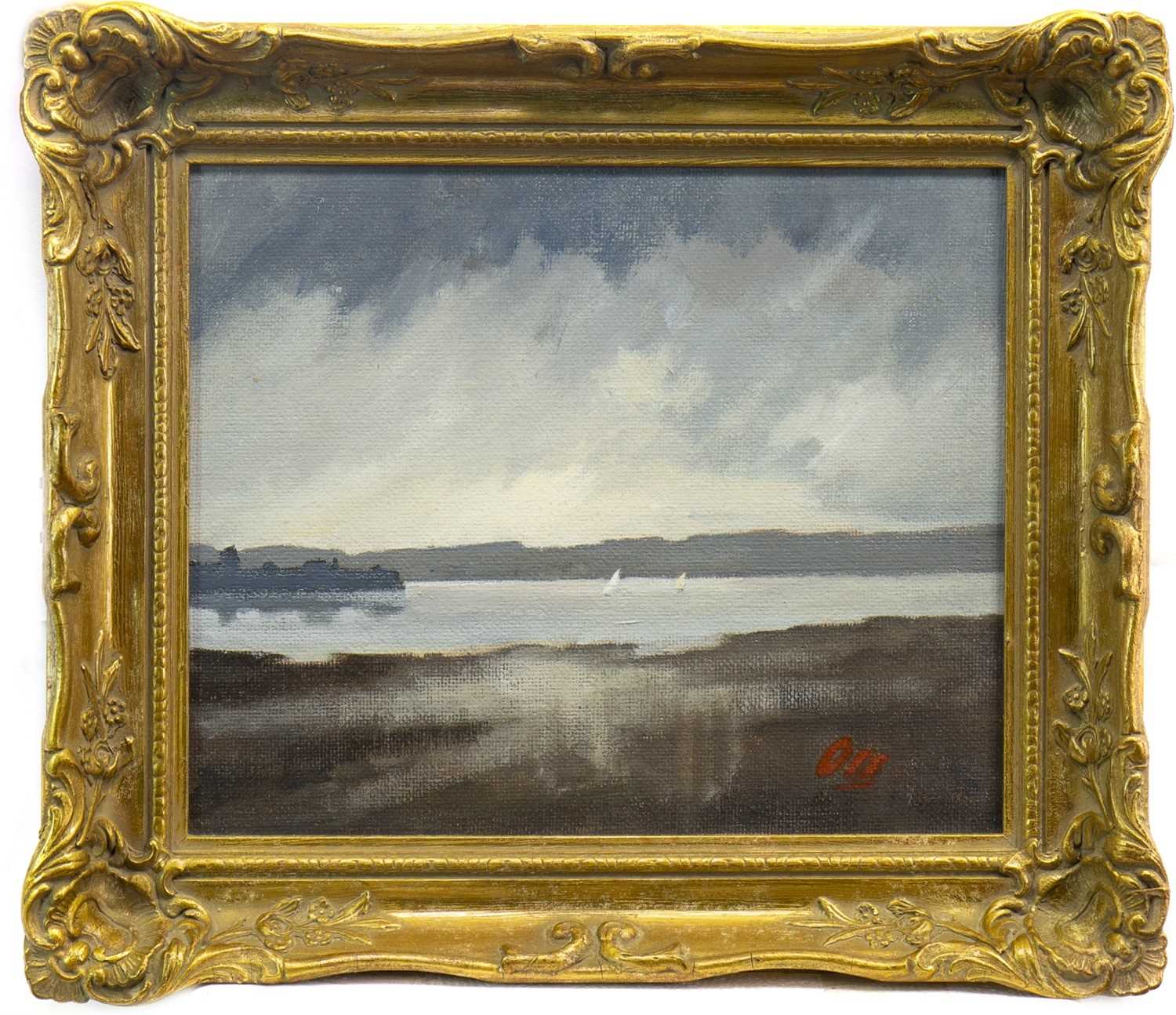 Lot 507 - TROON HARBOUR, AN OIL BY JAMES ORR