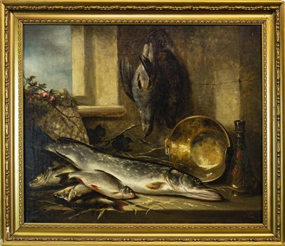 Lot 623 - STILL LIFE WITH FISH AND GAME