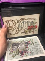 Lot 131 - A COLLECTION OF VICTORIAN GREETINGS AND POST CARDS