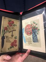 Lot 131 - A COLLECTION OF VICTORIAN GREETINGS AND POST CARDS