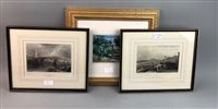 Lot 16 - A LOT OF PRINTS, INCLUDING THREE ENGRAVINGS