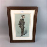 Lot 275 - A VANITY FAIR PRINT OF THE HATTER AND ANOTHER PRINT