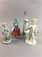 Lot 81 - A PARAGON FIGURE OF 'WUTHERING HEIGHTS AND THREE OTHER FIGURES