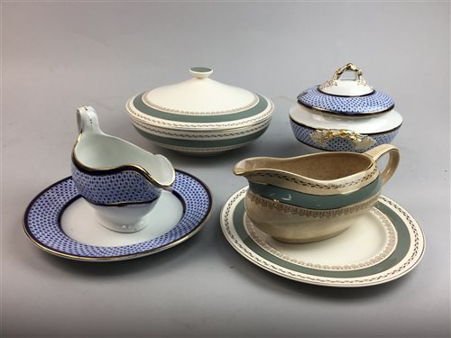 Lot 217 - A COPELAND SPODE PART DINNER SERVICE AND ANOTHER PART DINNER SERVICE