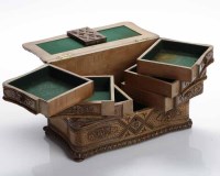 Lot 1036 - EARLY 20TH CENTURY BLACK FOREST STYLE CARVED...