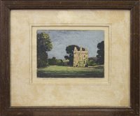 Lot 422 - KNOCKDOLIAN CASTLE, A HAND COLOURED ETCHING BY GEORGE HOUSTON