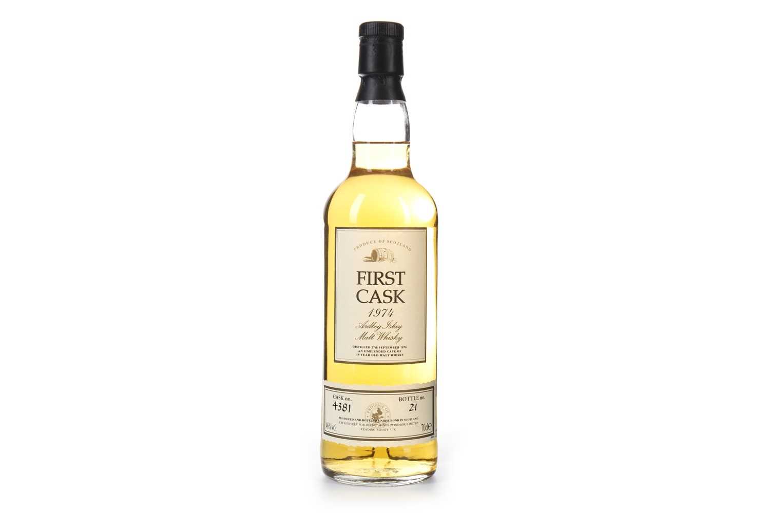 Lot 27 - ARDBEG 1974 FIRST CASK AGED 19 YEARS