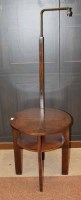 Lot 1047 - ART DECO WALNUT CIRCULAR OCCASIONAL TABLE WITH...