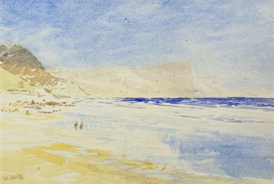 Lot 260 - COASTAL LANDSCAPE, A WATERCOLOUR BY WILLIAM MATTHEW HALE