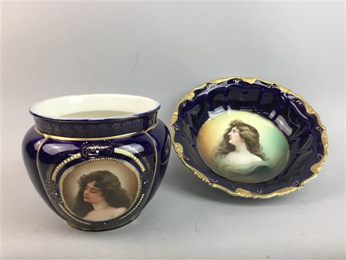 Lot 361 - A ROSENTHAL BAVARIA 'ALICE' DISH AND OTHER CERAMICS