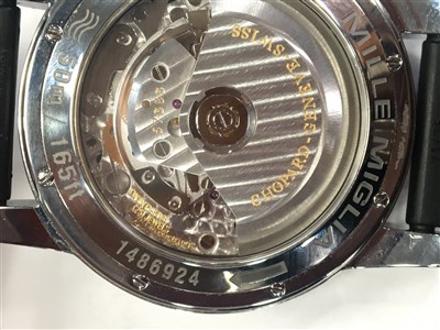 Lot 814 - Amendment- this is not a rattrapante example GENTLEMAN'S CHOPARD 1000 MIGLIA STEEL AUTOMATIC WATCH