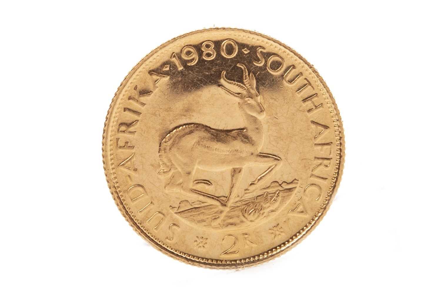 Lot 510 - A SOUTH AFRICAN GOLD 2 RAND COIN