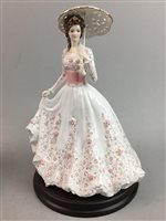 Lot 379 - A ROYAL DOULTON FIGURE OF ABIGAIL AND A ROYAL WORCESTER FIGURE