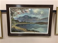 Lot 301 - A SIGNED LIMITED EDITION PRINT OF STIRLING CASTLE AND TWO OTHER PRINTS