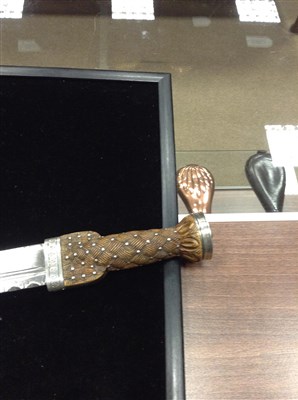 Lot 827 - A SCOTTISH DIRK BY FERGUSON BROTHERS OF INVERNESS