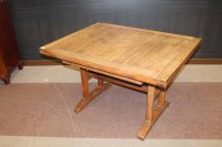 Lot 1123 - OAK SEVEN PIECE DINING ROOM SUITE IN THE...