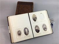 Lot 64 - A LOT OF TWO VICTORIAN PHOTOGRAPH ALBUMS