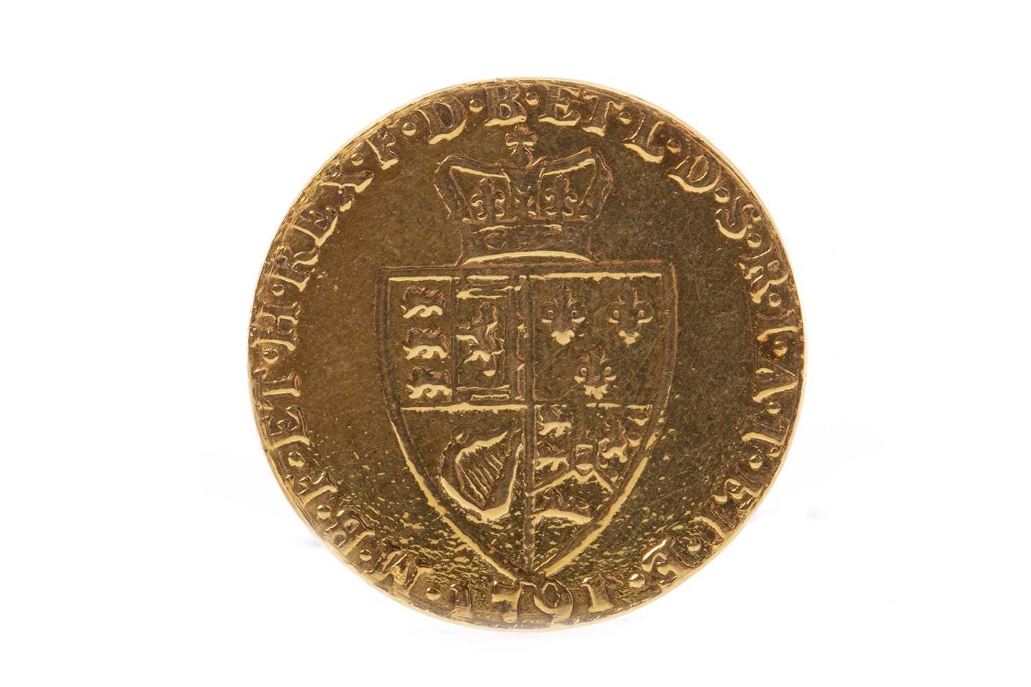Lot 515 - A GOLD SPADE GUINEA, 1791