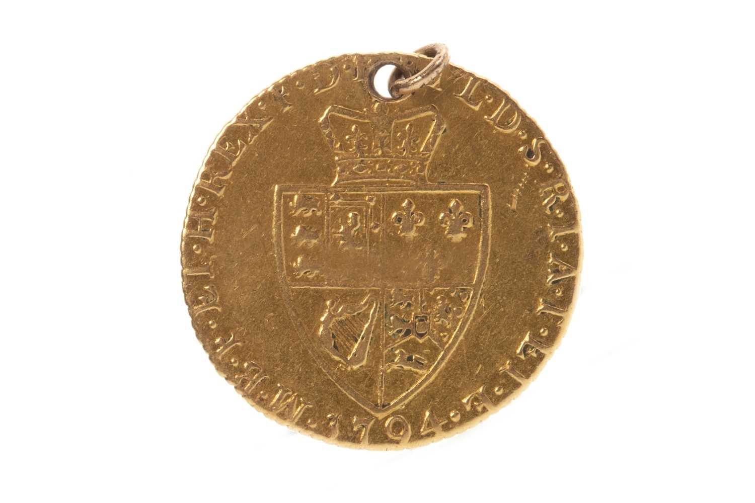 Lot 521 - A GOLD SPADE GUINEA, 1794